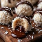 Coconut Cookie Balls with Chocolate Centers Recipe
