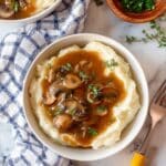 Creamy Mushroom Gravy with Fresh Herbs Recipe