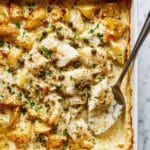 Cod & Potatoes in Rosemary Cream Sauce Recipe
