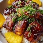 Sweet & Sticky Pineapple Bourbon Chicken Recipe