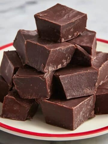 Microwave Chocolate Fudge with Nuts Recipe