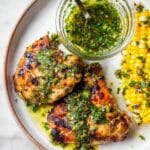 Grilled Chicken Thighs with Chimichurri Recipe