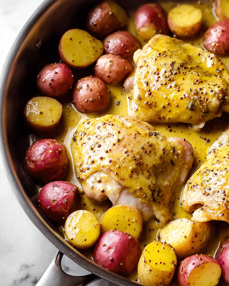 Maple Dijon Chicken and Potatoes Recipe