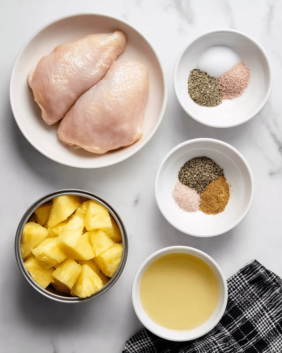 Baked Pineapple BBQ Chicken Recipe