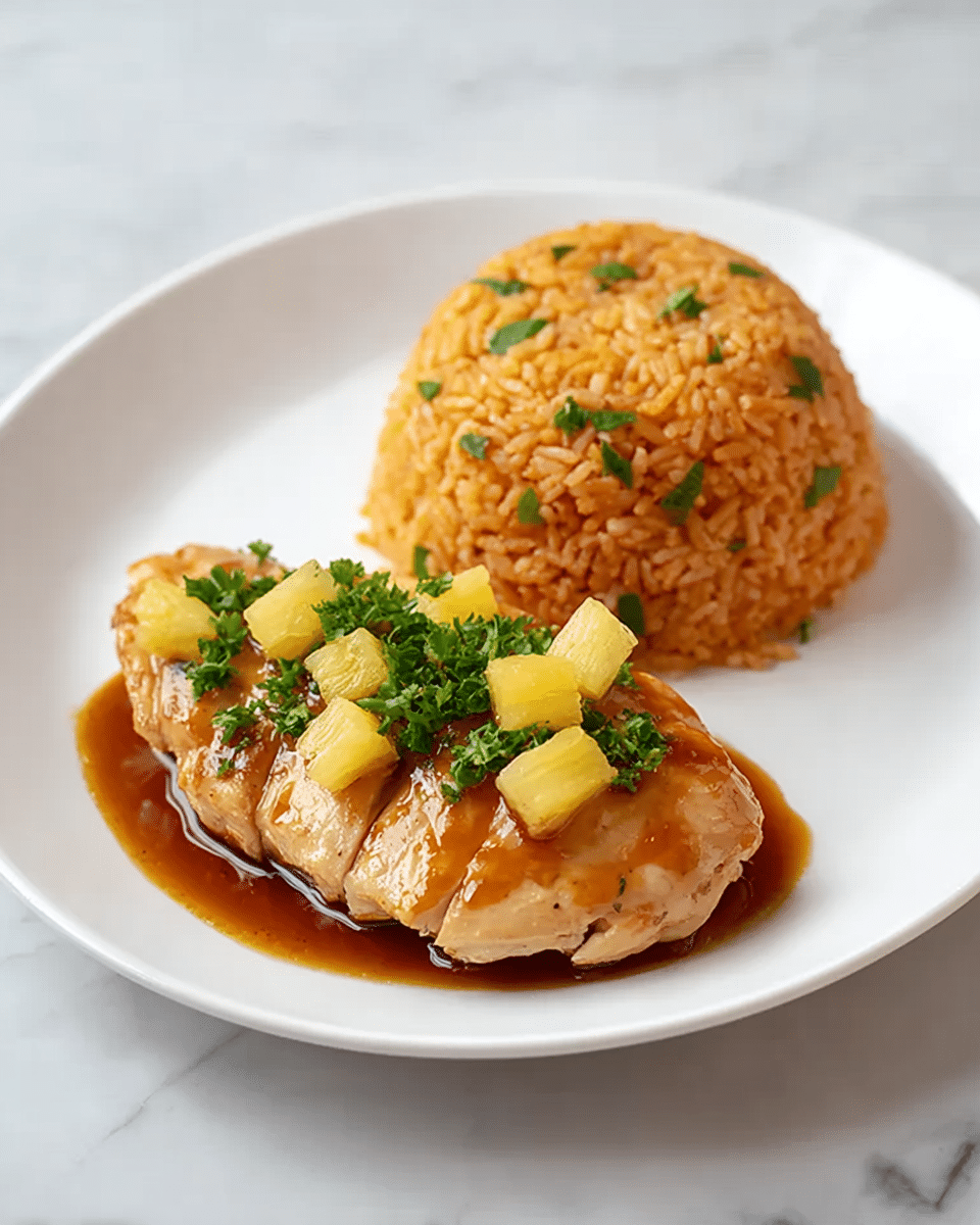 Baked Pineapple BBQ Chicken Recipe