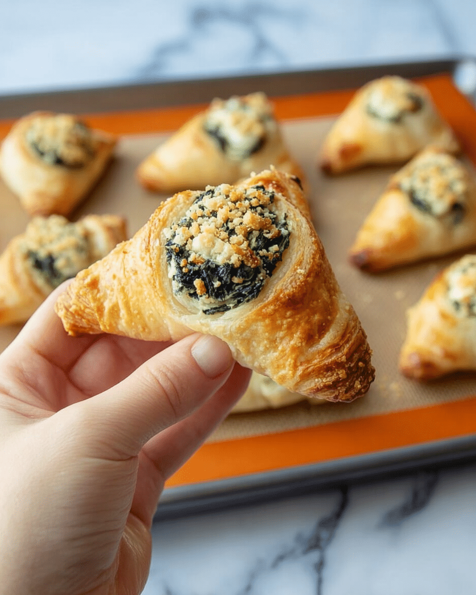 Spinach and Cheese Puffs Recipe