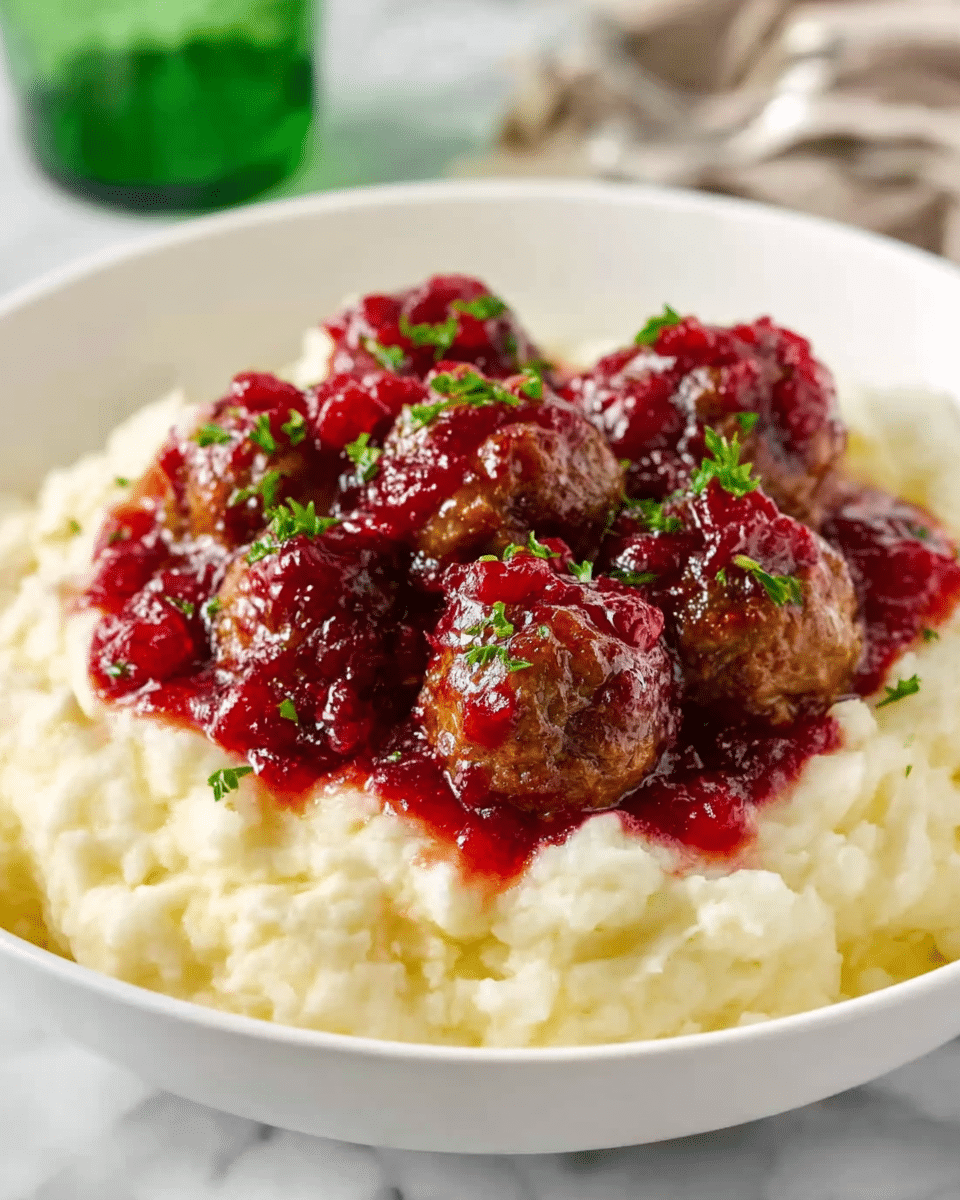 Crockpot Cranberry Meatballs Recipe