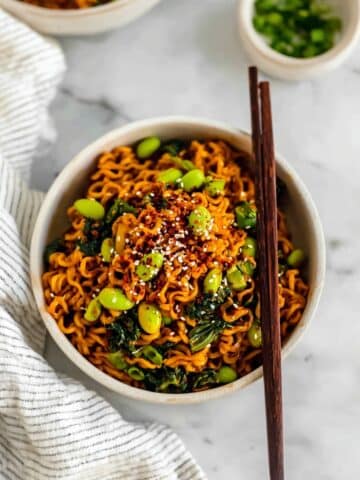 Spicy Veggie Ramen Noodle Stir Fry Recipe