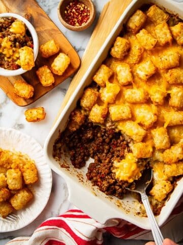 Pizza Tater Tot Casserole Recipe