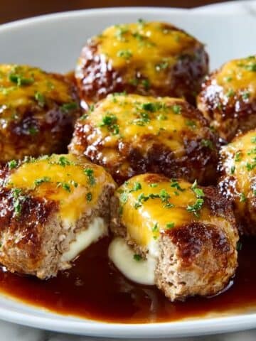 Cheesy Stuffed Meatloaf Bites Recipe