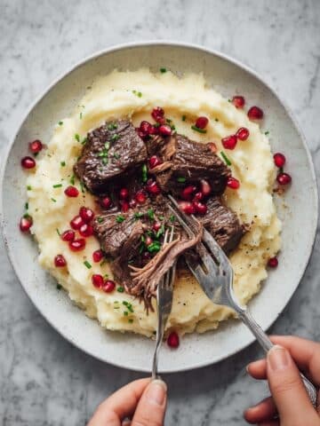 Pomegranate Short Ribs (Slow Braised) Recipe