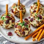 Cranberry Pecan Mini Cheese Balls Recipe
