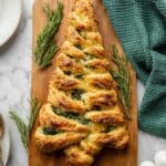 Spinach Puff Pastry Christmas Tree Recipe