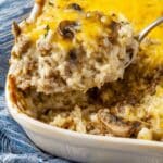 Cheesy Ground Beef and Rice Casserole Recipe