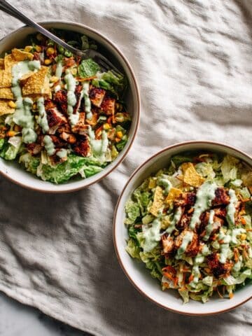 BBQ Chicken Chopped Salad with Cilantro Ranch Recipe