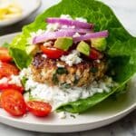Greek Chicken Burgers Recipe