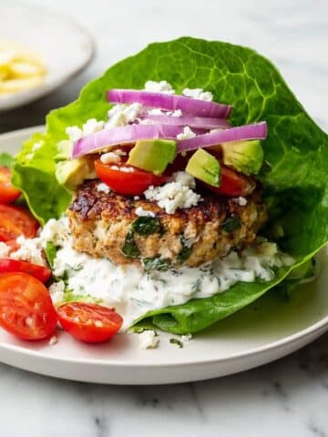 Greek Chicken Burgers Recipe