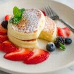 Fluffy Japanese Soufflé Pancakes Recipe