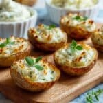 Hearty Stuffed Potato Nests Recipe