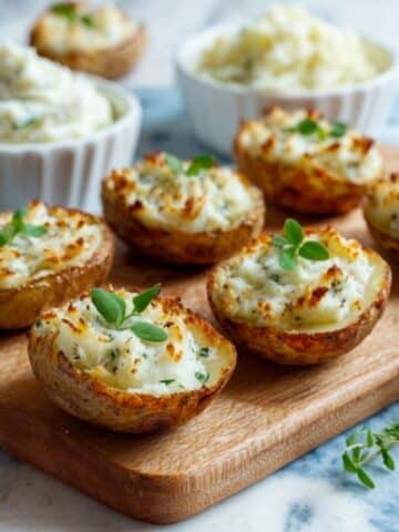 Hearty Stuffed Potato Nests Recipe