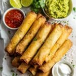 Crispy Baked Chicken Taquitos Recipe