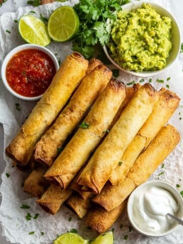 Crispy Baked Chicken Taquitos Recipe