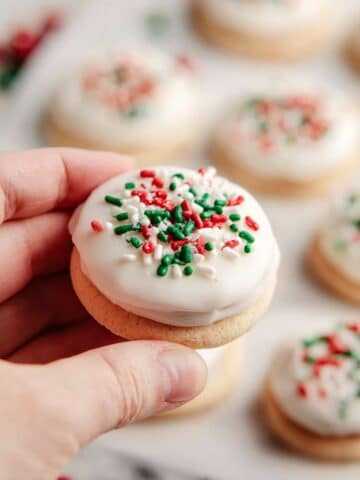 Rolo Stuffed Ritz Crackers with White Chocolate and Sprinkles Recipe