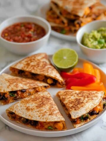 BBQ Chicken and Black Bean Quesadilla Recipe