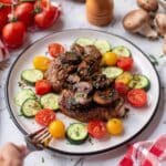 Steak and Mushrooms with Balsamic Sauce Recipe