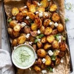 Roasted Mexican Potatoes with Parmesan and Spices Recipe
