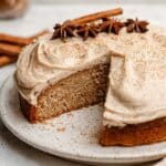 Chai Spice Cake with Brown Sugar Cream Cheese Frosting Recipe
