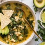 Salsa Verde Chicken Tortilla Soup Recipe