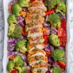 Sheet Pan Baked Chicken Breast with Roasted Vegetables Recipe
