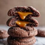 Salted Caramel Stuffed Chocolate Snickerdoodles Recipe