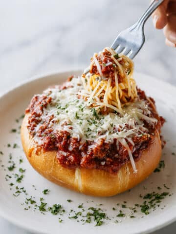 Bread Bowl Spaghetti Recipe