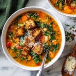 Creamy Tuscan White Bean & Kale Soup Recipe