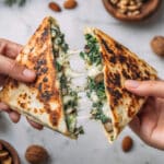 Spinach and Mushroom Quesadillas Recipe