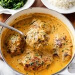 Smothered Chicken with Creamy Onion Gravy Recipe