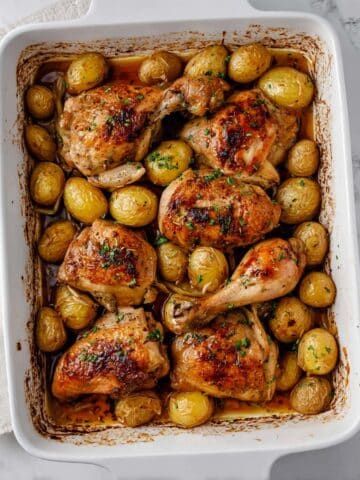 One Pan Chicken and Potatoes Recipe