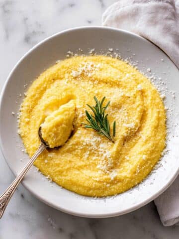 Creamy Parmesan Polenta with Herbs Recipe