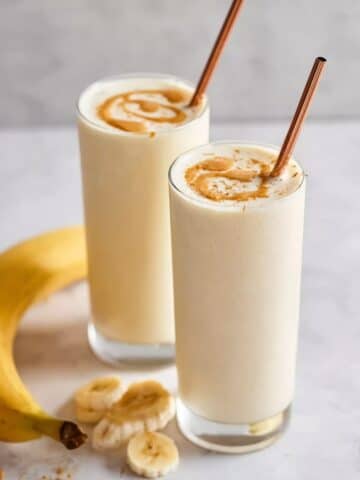Creamy Peanut Butter Banana Smoothie Recipe