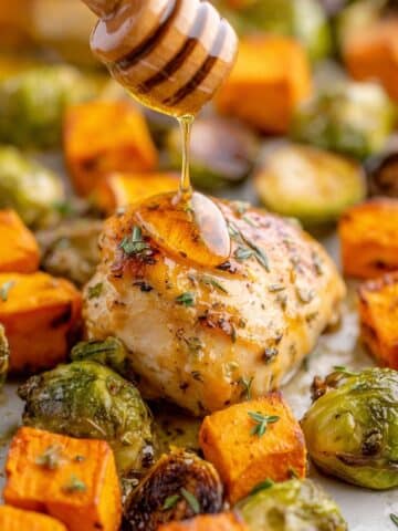 Hot Honey Chicken Sheet Pan Dinner Recipe