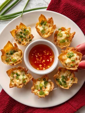 Crab Rangoon Wonton Cups Recipe