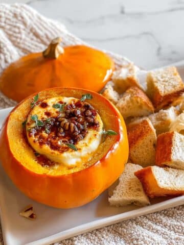 Mini Pumpkin Baked Brie Recipe