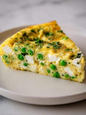 Pea and Mint Frittata Recipe