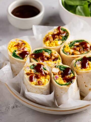 10-Minute BBQ Chicken Wrap Recipe