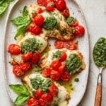 Pesto Chicken Bruschetta Recipe