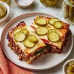 Crunchy Pickle Burger Wrap Recipe
