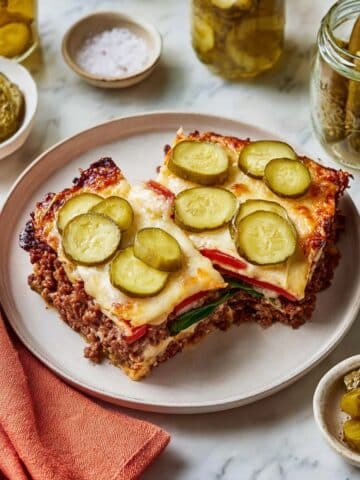 Crunchy Pickle Burger Wrap Recipe