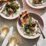 Greek Lamb Meatballs with Feta Tzatziki Recipe
